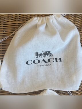 Coach 8 x 7.5 Drawstring Dust Bag